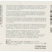 Ruban caisse enregistreuse noir ERC-09B C43S015354