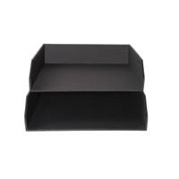 Lot de 2 corbeilles à courrier OfficeByMe - Noir