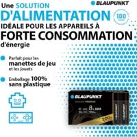 Paquet de 8 piles AAA alcalines PREMIUM
