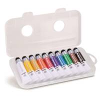 Set 10 Tubes Aluminium 18ml Peinture Aquarelle Fine Assorties