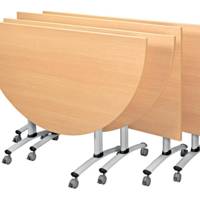 TABLE ABATTANTE MIKADO DEMI-ROND - Table - Mobilier scolaire
