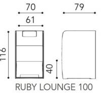 Fauteuil acoustique RUBY LOUNGE