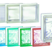 Brique de verre 198 nuagée incolore - Gedimat