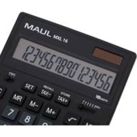 Calculatrice de bureau MXL 16, 16 chiffres, noir