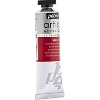 Tube 37 ml Peinture Artist Acrylics Extra fine ECARLATE QUIN - PÉBÉO