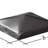 Tête galvanisée pour poteau en bois - Gedimat