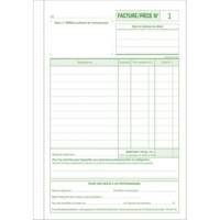 Manifold Factures micro-entrepreneur 21x14,8cm - 50 feuillets autocopiants dupli