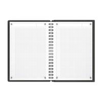 MEETINGBOOK  B5 160P 90g petits carreaux couverture polypro