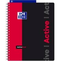 Cahier ACTIVEBOOK PP Intercalaire 160 pages 90g A4+ Lignée 7mm Coloris Aléatoire - OXFORD