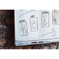 Marqueur pour Tableaux blancs 661 Rouge Pointe Ronde 1-2 mm