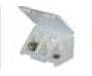 Equerre taquet en plastique avec cache vis long.23mm haut.23mm prof.23mm coloris brun - Gedimat - INTERGES.COM