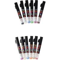 Set 12 Marqueurs SKRIB Peinture Acrylique Couleurs Classique