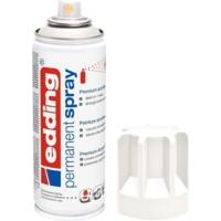 Spray Peinture Permanente 200ml blanc mat, pour extérieur et intérieur - EDDING