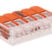 Mini borne automatique 2 entrées à cliquet S221 - Gedimat - WAGO