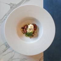 Plateau de table rond Marbre Blanc - RestooTab