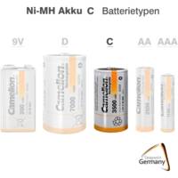 Pack de 2 Piles Rechargeables 1,2V LR14/HR14 Ni-Mh accu 3500 mA