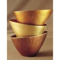 Lot de 12 Feuilles Effet Miroir Métal Doré - PÉBÉO