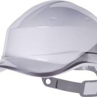 Casque de chantier forme casquette baseball jaune - Gedimat