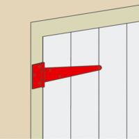 Penture anglaise forte zingué blanc ép.2,5mm - Gedimat