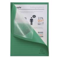 Paquet de 100 chemises à fenetre Forever - 22x31cm - Vert vif - EXACOMPTA