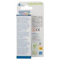 Boîte de 4 crayons effaçables à sec pour ardoises et tableaux blancs