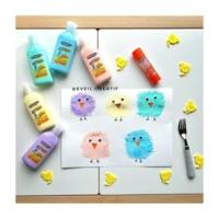 Coffret de 5 flacons de Gouache Néfertari Pastel en 100ml - CLÉOPÂTRE