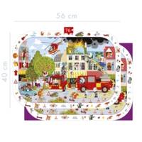 Puzzle d'observation, Pompiers - 76 Pièces