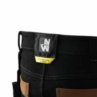 Pantalon de travail multipoches VICENTE noir/camel - Gedimat - NORTH WAYS