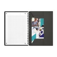 MEETINGBOOK  B5 160P 90g petits carreaux couverture polypro