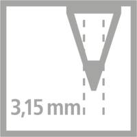 Crayon graphite EASYgraph HB droitier corps rose