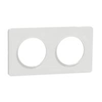 Plaque de finition 1 poste blanc 9003 ODACE TOUCH - Gedimat - SCHNEIDER ELECTRIC