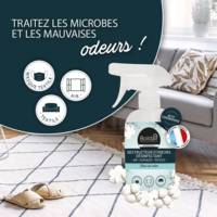 Spray 500 ml Destructeur d'odeurs Désinfectant Fleur de coton