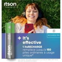 Boîte de 8 piles rechargeables AAA Pro NiMH prêtes à l'emploi, 930 mAh