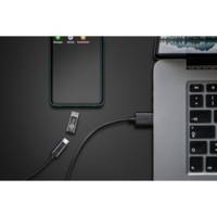 Adaptateur USB-C Mâle / USB 2.0 Micro-USB Femelle Gris