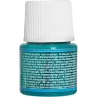 Flacon 45 ml Peinture Setacolor pour tissus clairs Pailletée EMERAUDE - PÉBÉO
