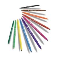 10 feutres de coloriage pointe fine et moyenne Trio 2 in 1