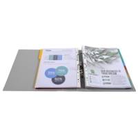 Classeur à levier Prem'Touch Polypropylène - Dos 80mm - A4 maxi - Gris foncé