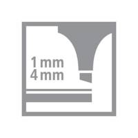 Surligneur de poche SWING COOL Pointe Biseautée 1 - 4 mm Rouge - STABILO