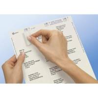 J8560CL - 126 étiquettes adresses 63,5 x 38,1 mm, Mates, transparentes Jet d'Encre