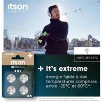 Pack de 4 Piles Bouton Lithium CR2032 3V Idéale Clé de Voiture, Balance
