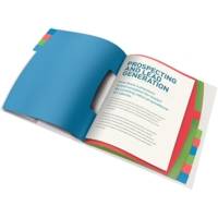 Trieur VIVIDA A4 PP 12 touches, multicolore pochette de protection 3 rabats