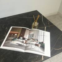 Plateau de table rond Marbre Samas - RestooTab