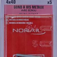 Gond filet métaux acier zingué Ø4 mm - Gedimat - NORAIL