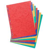 Intercalaires Nature Future carte lustrée 225g 8 positions A4