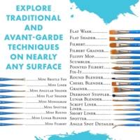 Pinceau SELECT ARTISTE syn manche court correcteur 2