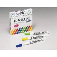 Boîte de 9 Marqueurs P150 Porcelaine pointe fine assortis - PÉBÉO