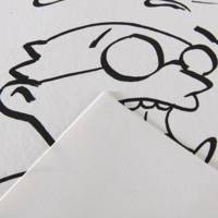 Bloc 12 planches BD 250g lisses format A4 (BD Manga ..)