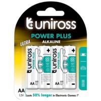 Pack de 4 Piles Alcalines AA-LR6 Power Plus 1,5V