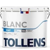 Peinture murs et plafonds blanc mat - Gedimat - TOLLENS