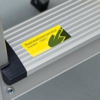 960 Étiquettes Ultra-Resistantes Polyester - Format 45,7 x 21,2mm - Laser Jaune